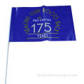 Plastic Stick Flag with Double Sides Printed, Used for Sports Promotion